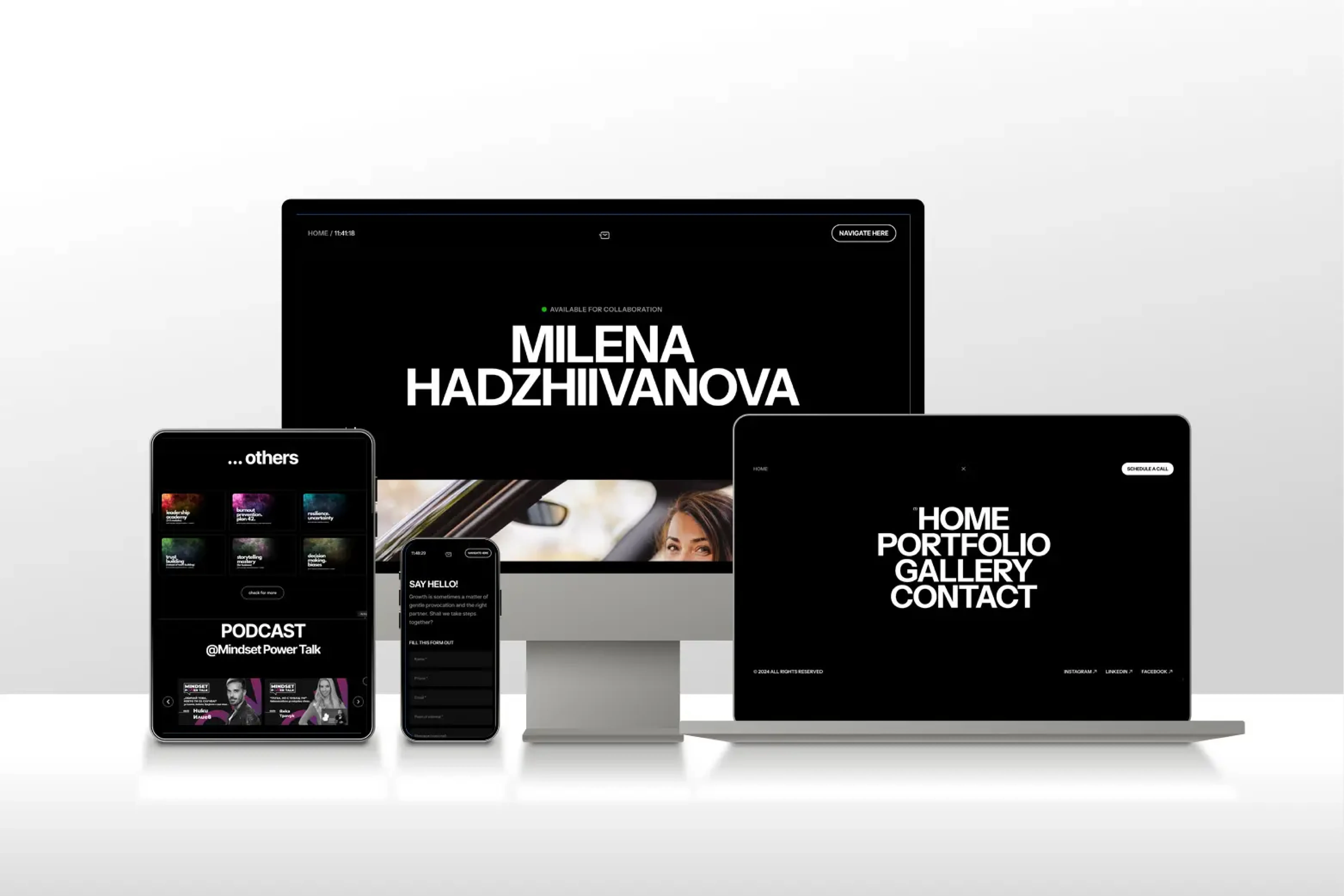 Милена Хаджииванова - Responsive View
