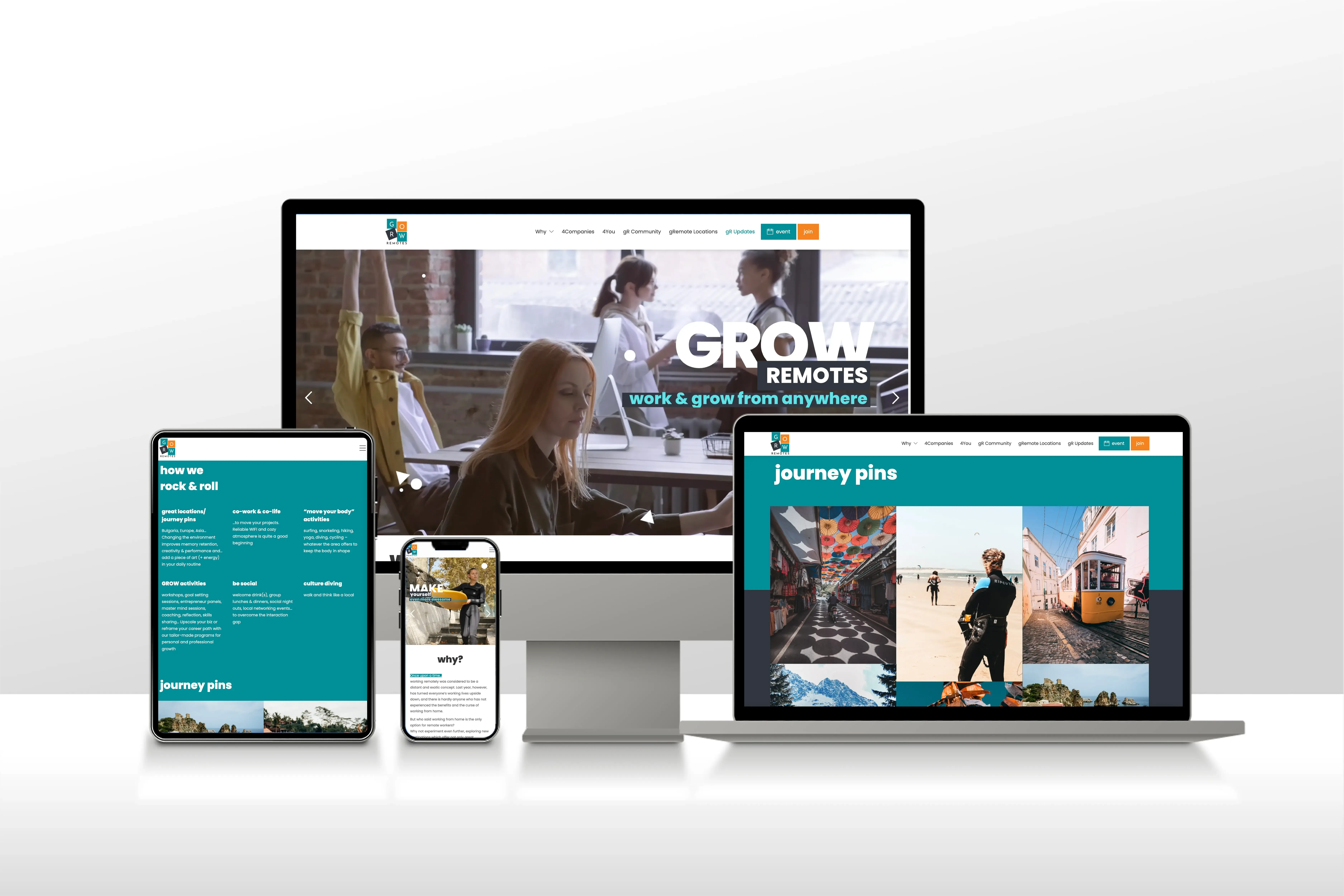 Grow Remotes - Responsive View