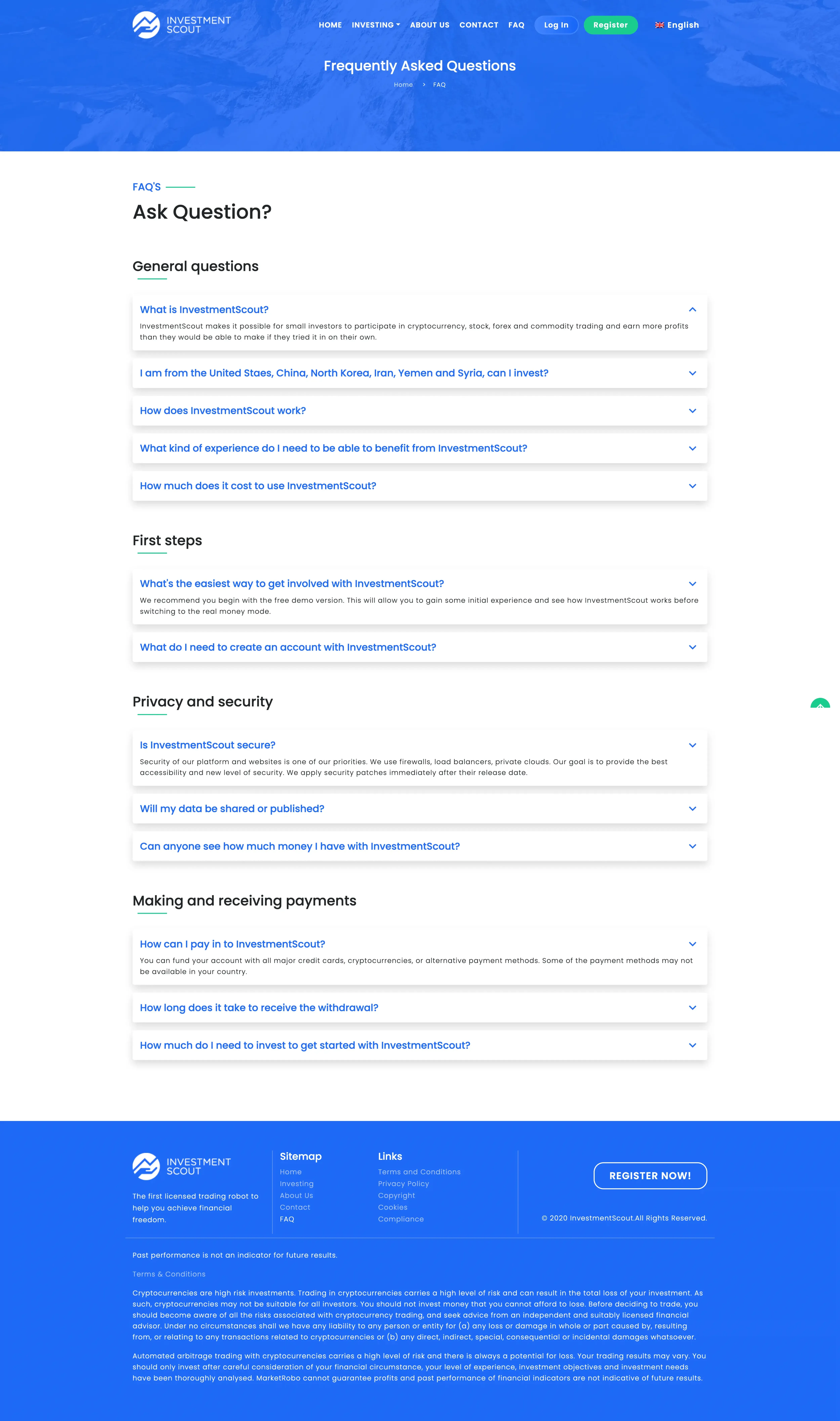 InvestmentScout - Gallery