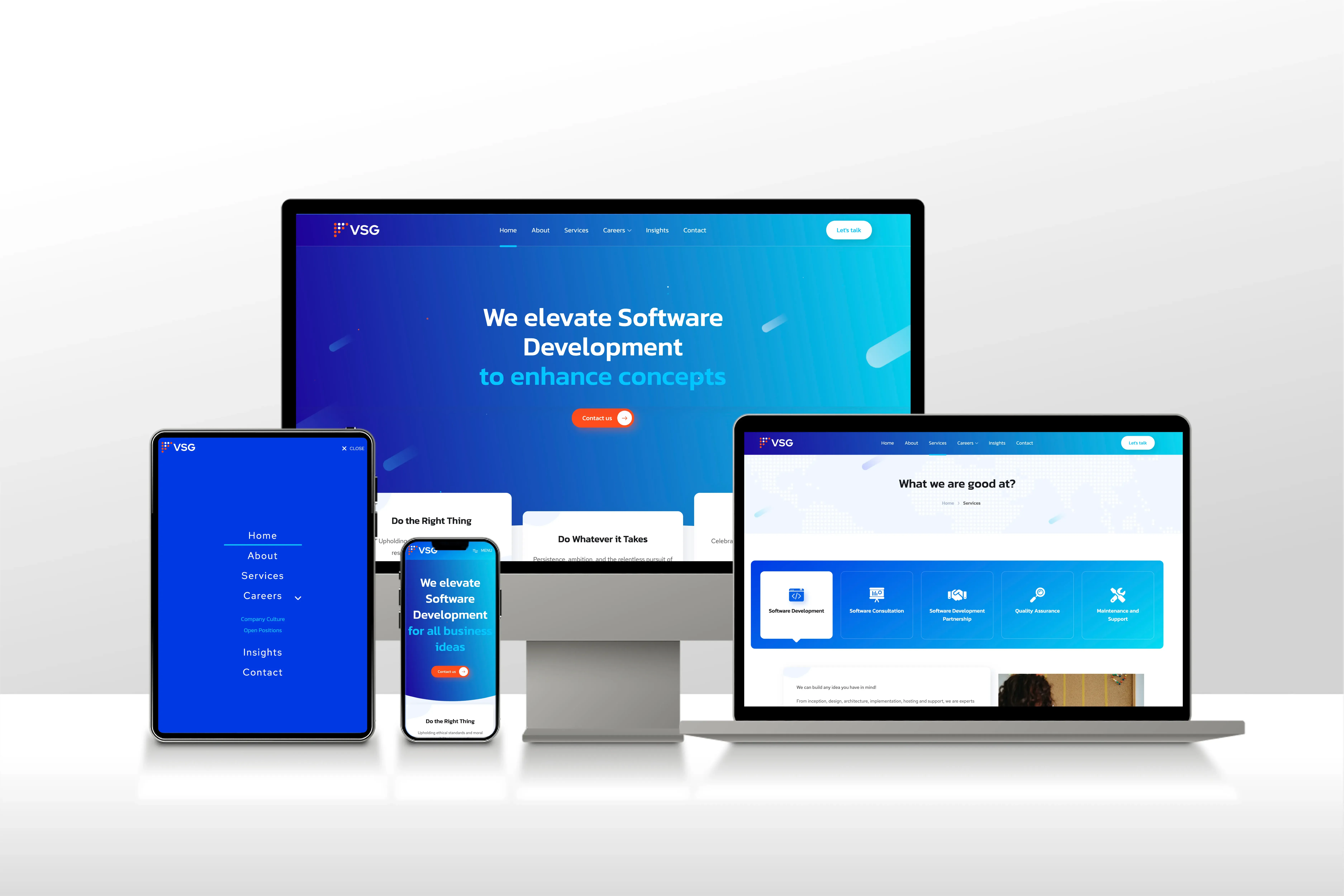 VSG Bulgaria LTD. - Responsive View